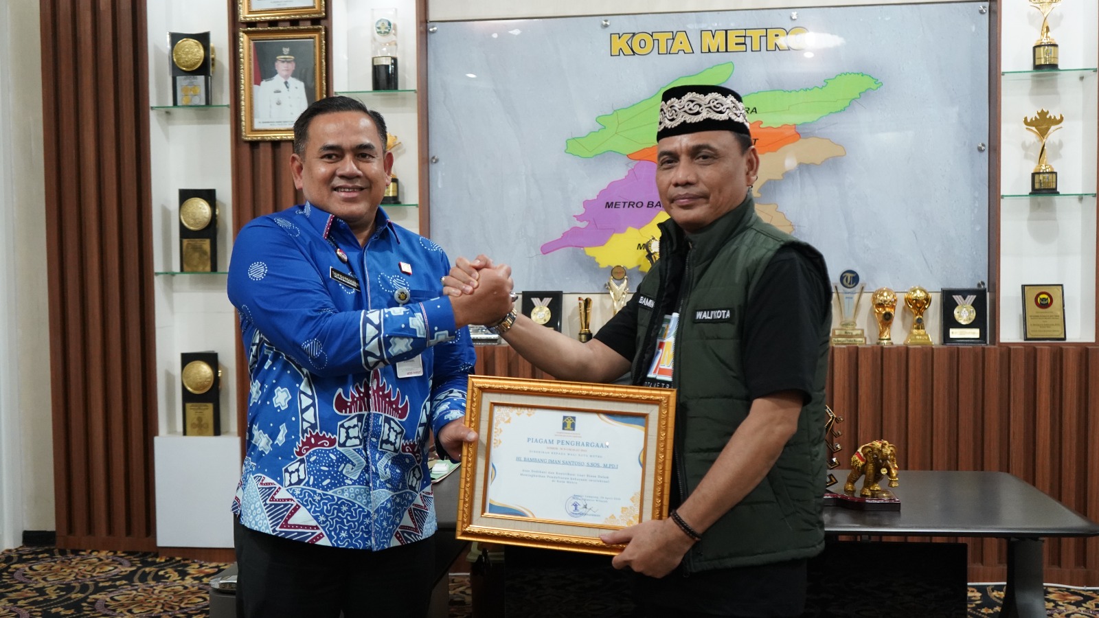 Kanwil Kementerian Hukum Lampung dan Pemkot Metro Perkuat Sinergi Perlindungan Kekayaan Intelektual