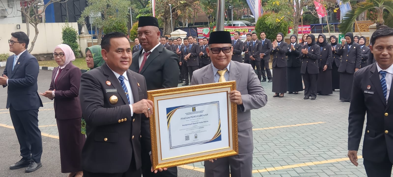 Pemerintah Kota Metro Raih Nilai 92,1 Kategori AA (Istimewa) pada Penilaian Indeks Reformasi Hukum 2026