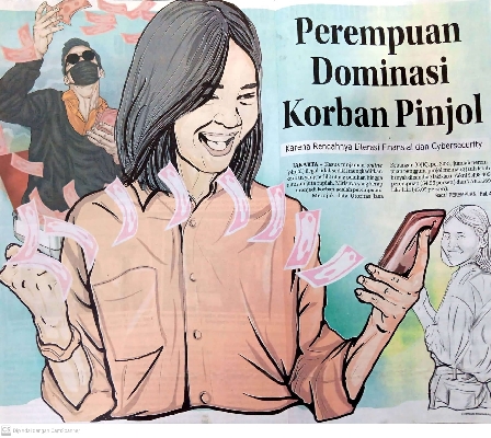 PEREMPUAN DOMINASI KORBAN PINJOL