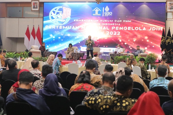 PERTEMUAN NASIONAL PENGELOLA JDIH TAHUN 2022