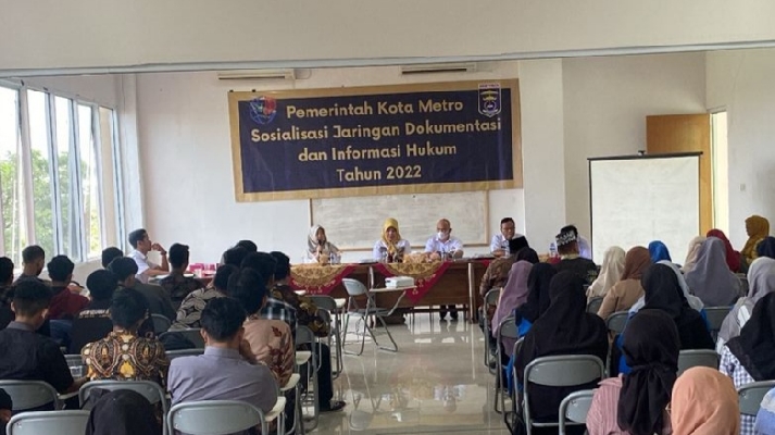 SOSIALISASI JDIH KOTA METRO DI KAMPUS IAIN METRO