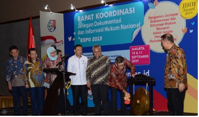 RAPAT KOORDINASI JARINGAN DOKUMENTASI DAN INFORMASI HUKUM NASIONAL 2019 DAN JDIHN EXPO 2019