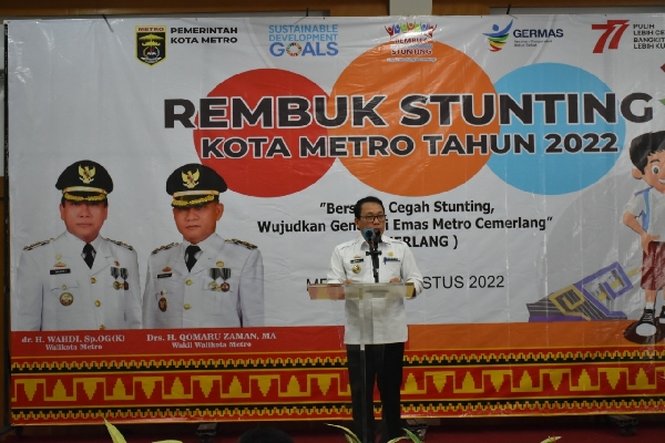 REMBUK STUNTING TINGKAT KOTA METRO TAHUN 2022