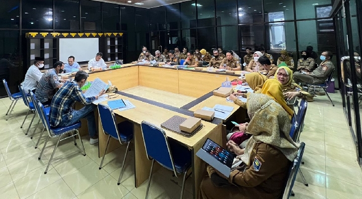 RAPAT DENGAR PENDAPAT DENGAN KOMISI I DPRD KOTA METRO MENGENAI PEMBAHASAN KUA PPAS PERUBAHAN APBD TA 2022