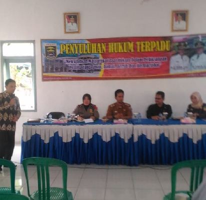 PENYULUHAN HUKUM TERPADU TAHUN 2019