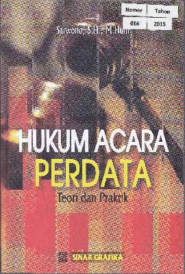 Cover HUKUM ACARA PERDATA