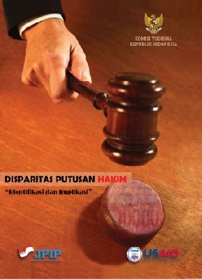 Cover DISPARITAS PUTUSAN HAKIM