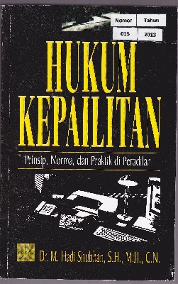 Cover HUKUM KEPAILITAN